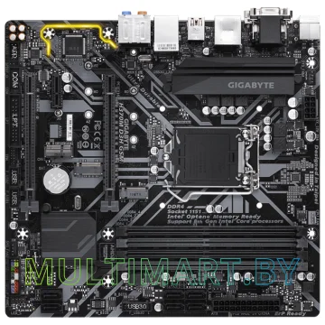 Материнская плата Gigabyte H370M D3H GSM (rev. 1.0)